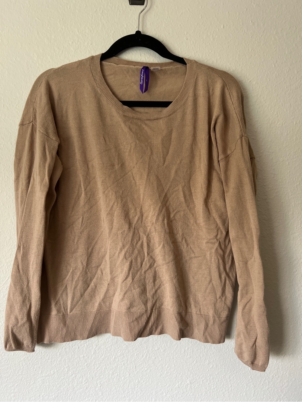 Seraphine Tan Maternity Sweater